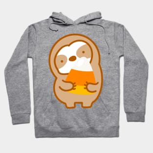 Cute Candy Corn Sloth Hoodie